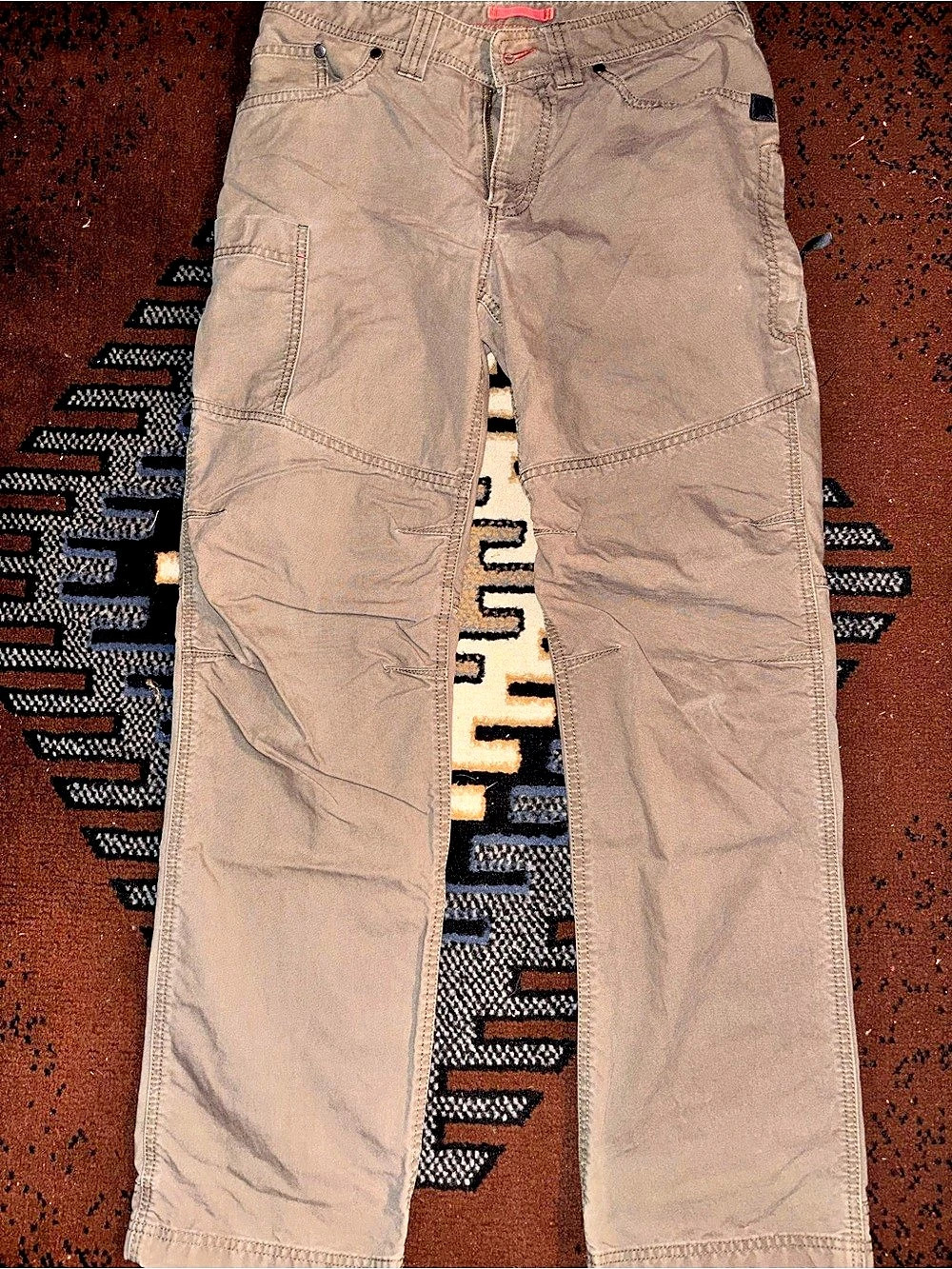 L.L.Bean Riverton Pants Cotton Cargo Brown Waist 30 Inseam 30